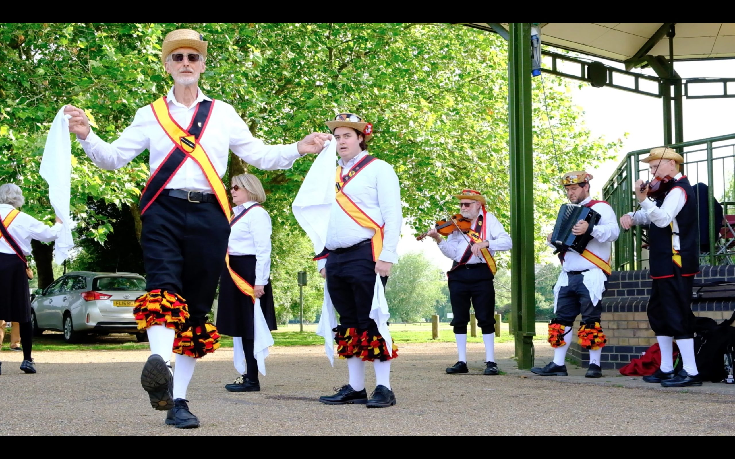 Shakespeare Morris Dancing at STT Bandstand